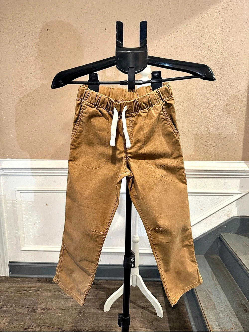 Cat & Jack Boys Straight Pull-On Pants Size 7 Brown